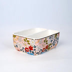 2 Compartments Ceramic Sponge Holder for Kitchen Sink, Cute Floral Countertop Dish Sponges Holder Soap Sink Organizer Farmhouse Caddy (Vintage Pink)