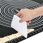 Super Kitchen Non-Slip Silicone Pastry Mat 28 x20 for Non Stick Baking Mats, Countertop Placemats, Dough Rolling, Kneading/Fondant/Pie Crust Pad