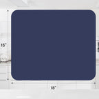 WISELIFE Dish Drying Mat Super Absorbent Drying Mat Large Dish Drying Mats for Kitchen Counter Easy Clean Dish Mat Kitchen Drying Mat15"x 18" Classic Blue