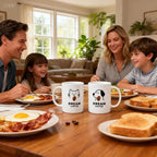Pet Lover Mug Set Cute Cat & Dog “Dream Coffee” Ceramic Mugs, Gift Boxed Coffee & Tea Cup Set for Pet Owners, Cute Animal Mugs, Birthday or Holiday Gift