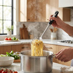 Stainless Steel Kitchen Utensil Set – Premium Thickened Cooking Utensils Set, Silver Kitchen Tools Set for Cooking, Dishwasher Safe Kitchen Tool Set