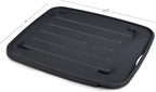 Masirs Pop-Up Collapsible Dish Drying Rack: Convenient Storage, Drains into Sink, Eight Large Plate Capacity, Sectional Cutlery and Utensil Compartment. Compact and Portable Design.