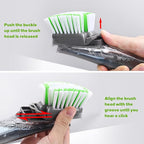 Dishwand Brush Refill, 8 Pack Dish Brush Refills Compatible with Scotch-Brite Dishwand, Dish Soap Brush for Dishes, Pans, Sink, Pots