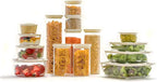 Urban Green Glass Food Container Set with Glass Lid, 6 Pack, Food Storage Containers Set, Airtight, LeakProof, Micowave Safe, 100% Plastic Free, Meal Prep Containers (White Color)