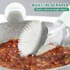 Soap Dispensing Dish Brush Refills, 6 Pack Dish Brush Replacement Head for Steel Soap Dispensing Dish Brush