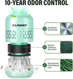 Refrigerator Deodorizer - Long Lasting Fridge Odor Eliminator and Smell Absorber, No Need Baking Soda Replacement, Works as Freezer Freshener & Organizer Accessory Green