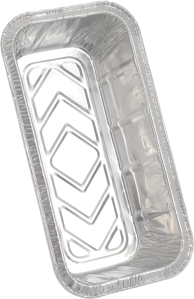 Loaf Pans [25 Pack] 2Lb Heavy Duty Disposable Aluminum Foil Premium Bread Tins Standard Size - 8.5" X 4.5" X 2.5" Perfect for Homemade Cakes & Breads