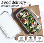 Spare Essentials (55 Pack Aluminum Loaf Pans with Lids 1.5 LB Disposable Bread Tins for Baking, Lunch Containers, Single Serve Baking Dishes - Foil Loaf Pans, Aluminum Bread Pans 7.8 x 4.3 x2 Inches