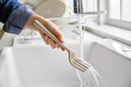 GreenPan Silicone Ultimate Fork, Mixing Stirring Serving, Cooking Kitchen Utensil, Flexible Rubber Nonstick Cookware, Rigid Steel Core, Heat-Resistant, Anti-Slip Handle BPA-Free Dishwasher Safe, Taupe
