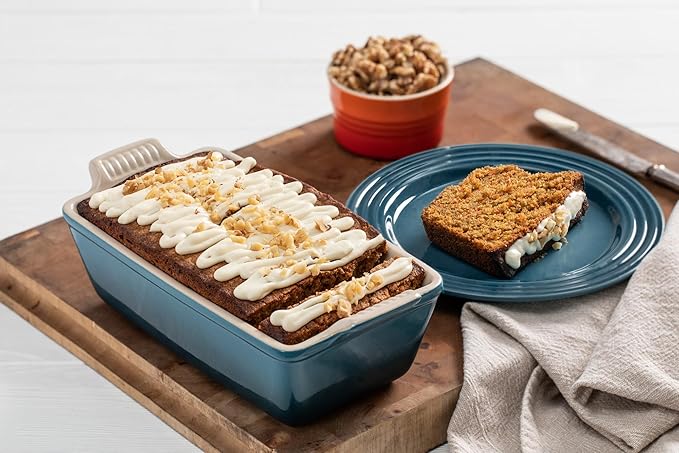 Le Creuset Stoneware Heritage Loaf Pan, 9", Peche