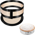 cobee 1 Set Silicone Baking Mat For Springform Pan, 9 Inch Nonstick Silicone Mats Pie Crust Protector, Prevent Cake From Sticking To Bottom And Side For Cheesecake Pan