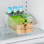 YouCopia RollOut® Fridge Drawer 8", Fridge Organizer and Storage, Clear BPA-Free Refrigerator Bin with Adjustable Dividers