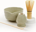 Authentic Japanese Matcha Ceremony Set - 17oz Traditional Chawan Bowl with Bamboo Whisk (Chasen), Scoop & Stand - Complete Starter Kit for Beginners, Christmas Thanksgiving Gift Idea