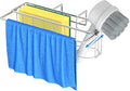 Sponge Holder for Double Kitchen Sink, 3-in-1 Sink Caddy, Brush, Dish Towel, Sponge Sink Organizer Liquid Drainer Rack - SUS304 Stainless Steel