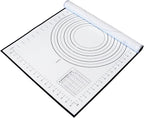 Dough Mat Silicone Baking Mats for Rolling Pastry,Kneading Sheet Sourdough Bread Baking Supplies Black 24x16" 0.45mmT