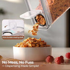 ComSaf Cereal Storage Containers Set (6.3L / 6.7Qt) – Airtight Food Storage with Lids, Pantry Organizer for Rice, Sugar, Flour