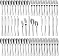 60-Piece Silverware Set - Silverware Set for 12, Stainless Steel Flatware Set with Forks, Knives & Spoons, Mirror Polished Cutlery Set, Dishwasher Safe