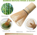 Matcha Whisk Set, Premium Ceremonial Grade Matcha Set Includes Matcha Bowl, Bamboo Scoop, Matcha Powder Sifter, Matcha Whisk and Holder for Matcha Lovers