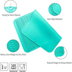 MicoYang Silicone Dish Drying Mat for Multiple Usage,Easy clean,Eco-friendly,Heat-resistant Silicone Mat for Kitchen Counter or Sink,Refrigerator or Drawer Liner Mint 3XL 28 inches x 18 inches