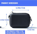 Insulin Fridge Holder Storage Case Insulin Vial Protector Holder Insulin Cooler Travel Case Organizer Fits Standard 10ml U-100 Vials,15-Slot,Black (15 Slots)