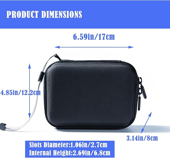 Insulin Fridge Holder Storage Case Insulin Vial Protector Holder Insulin Cooler Travel Case Organizer Fits Standard 10ml U-100 Vials,15-Slot,Black (15 Slots)
