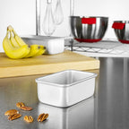 Fat Daddio's BP-5640CASE Anodized Aluminum Bread Loaf Pan, 5.5 x 3.125 x 2.375 inch, Set of 6