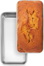 Leonyo 2 Pack Loaf Pans for Baking Bread, 9IN x 5IN Stainless Steel Loaf Pans for Homemade Bread, Meatloaf, Bananas, Brownies, Lasagnas, Dishwasher Oven Safe