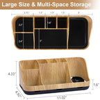 GFWARE Bathroom Organizers and Storage - Detachable 7 Slots Kids Electric Toothbrush and Toothpaste Holde Drainage for Bathroom Accessories Organization Counter Vanity Storage