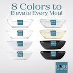 Posh Setting White Plastic Serving Bowls - Oval, 72 Ounce, 4 Pack