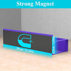 4 Pack Magnetic Spice Storage Rack Organizer for Refrigerator and Oven, Purple Fridge Organizers and Storage