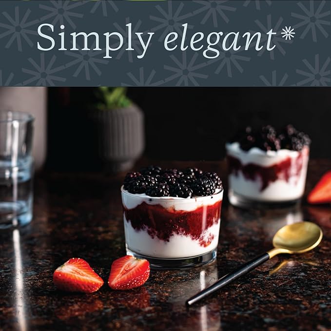 Vikko Stackable Bodega Glasses, 7 Oz Tasting Glasses, Small Glass Bowls, Glass Dessert Cups, Custard Cups, Glass Prep Bowls, Parfait Glasses, Set of 6 Short Glasses - 3.2" x 2.2”