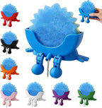 Cute Hanging Sponge Holder with Drainage, Peeing Scrub Sponge Holder, Ponge Holder for Kitchen Sink, Funny Sponge Stand for Kitchen Sink, 3D Printing Countertop Sponge Holders (Blue)