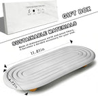 Instant Dry Sink Tray, Anti-Slip Stone Sink Caddy, Durable Kitchen Sink Organizer, Quick Dry Water Absorbing Stone Tray for Bathroom Counter, Stone Soap Tray -White