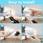 Dish Brush Refills, 12 Pack Dish Brush Replacement Head, Brush Dispenser Refill Fits Soap Dispensing Handle