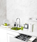 Joseph Joseph 85070 Sink Caddy Kitchen Sink Organizer Sponge Holder Dishwasher-Safe, Large, Gray