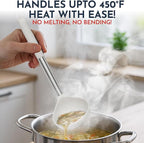 Silicone Kitchen Utensils Set - 24-Pieces 450F Heat Resistant White Cooking Utensils for Nonstick Cookware - Silicone Spatulas Set, Stainless Steel Handle & Other Kitchen accessories