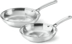 Calphalon Classic Stainless Steel Cookware, Fry Pan, 2-piece