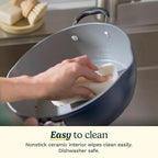Cuisinart Preferred Pan 4-Pc Set - Sensible Sage Green (4.5 Qt. Multi-Purpose Pan w/Cover, Steamer, Slotted Turner)