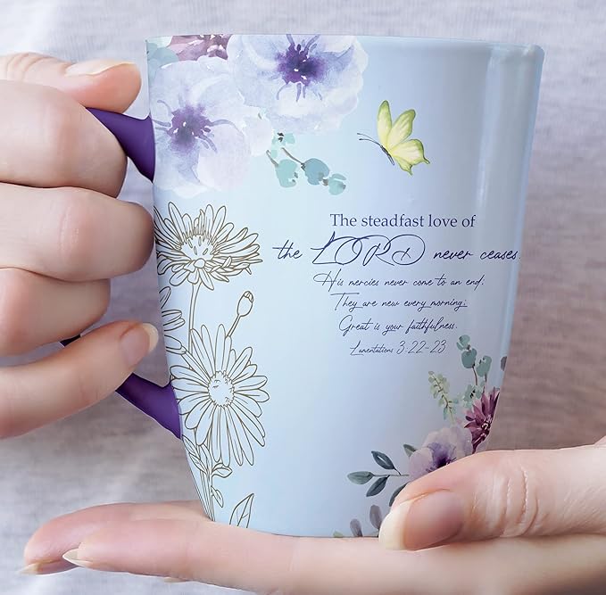 BTaT- Christian Coffee Cups, Set of 6, 12oz, Bible Verse Mugs, Christian Mugs, Scripture Coffee Cups
