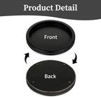 Hanobe Decorative Serving Tray Wood: Black Bead Round Tray for Coffee Table Rustic Wooden Trays Decor Farmhouse Kitchen Counter Circle Tray Vintage Centerpiece for Living Room Home Organizer