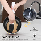 Audecook Hot Pot Electric, 1.7L Mini Electric Skillet Portable Nonstick Sauté Pan with Power Adjustment, Ramen Cooker Travel Multicooker for Steak/Soup/Egg/Oatmeal/Noodles (Tongs for Cooking Included)