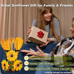Sunflower Utensil Holder Sunflower Kitchen Decor and Accessories Yellow Kitchen Decor Utensil Caddy Countertop Country Crock Counter Organizer Canister Gifts for Women