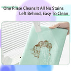 Silicone Baking Mat 32" x 24", Extra Thick Non-stick Pastry Mat with Measurements and Edge Heightening, Food Grade Silicone for Countertop Dough Rolling (With Dough Scraper/Pastry Brush/Cable Tie)