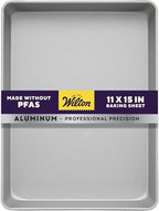 Wilton 11 x 15 Inch Aluminum Baking Sheet Pan, 2-Inch Deep Cake Pan, Even Heating, Rust-Resistant, Professional Quality, Packaging May Vary