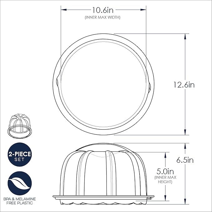Nordic Ware Translucent Bundt Cake Keeper