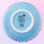 Silver Buffalo Sanrio Hello Kitty Rainbow Ceramic Ramen Bowl with Chopsticks, 20 Ounces