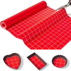Silicone Baking Mat Roll 12IN*5FT Free Cutting, Non-Slip Pastry Mat, Non-Stick Reusable Air Fryer Liner, Oven Liners, Counter Mat, Freeze Dryer Mat, Easily Cut to Size Fit All Ovens Pans Tins Dishes