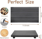 Renawe Black Bathroom Counter Tray Organizer Wood Riser Stand Kitchen Countertop Trays Wooden Pedesta Display Dish Soap Dispenser Holder for Bathroom Decor Sink Accessories Vanity Tray