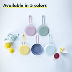 GreenPan Mini Healthy Ceramic Nonstick, 5" Round Egg Pan, PFAS-Free, Dishwasher Safe, Stay Cool Handle, Mint Green