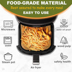 2 QT Air Fryer Liners for CHEFMAN 2 Qt Mini Air Fryer, Air Fryer Liners Disposable Small 2 qt 2.6qt, Small AirFryer Liners, DASH Air Fryer Liners